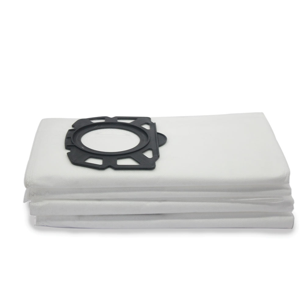 White Cotton Dust Envelope With Black Logo Print